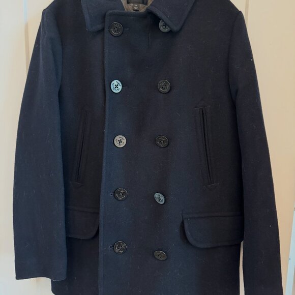 J. Crew Dock Peacoat - Navy - Men's Medium - Picture 6 of 7